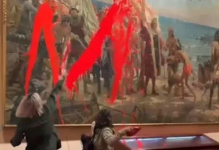 vandalismo su quadro a Madrid