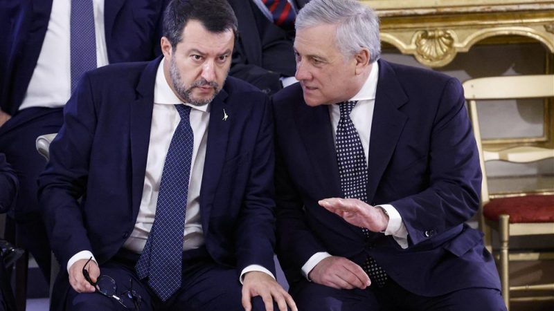 salvini e tajani, trump premio nobel